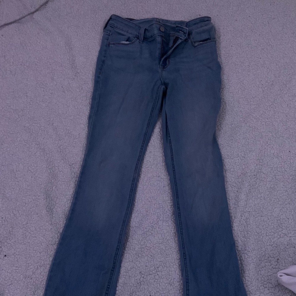 Mid Rise Boot Cut Jeans